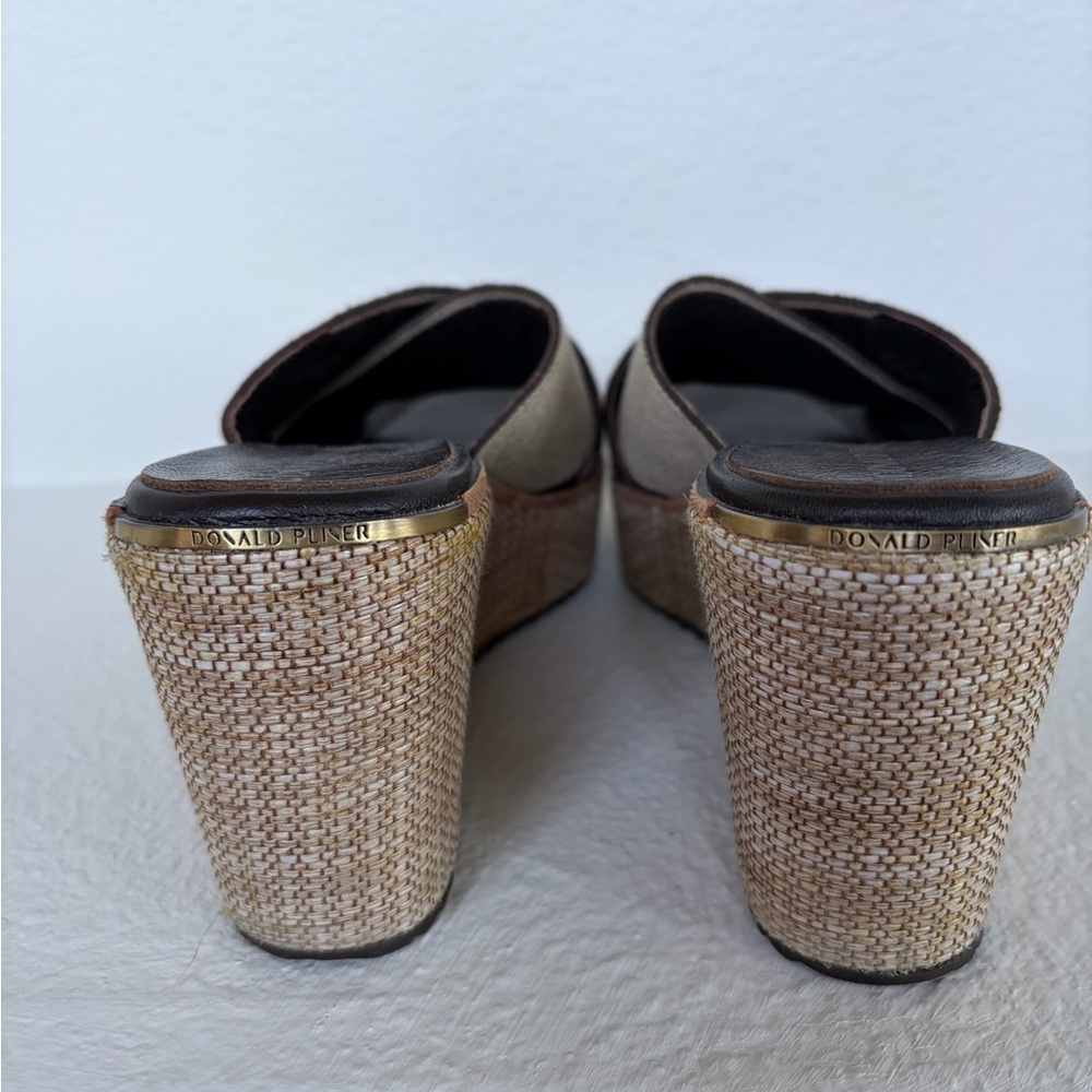 Donald Pliner Woven Wedge Sandals - Picture 5 of 6